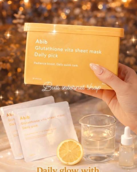 Abib Glutathione vita sheet mask