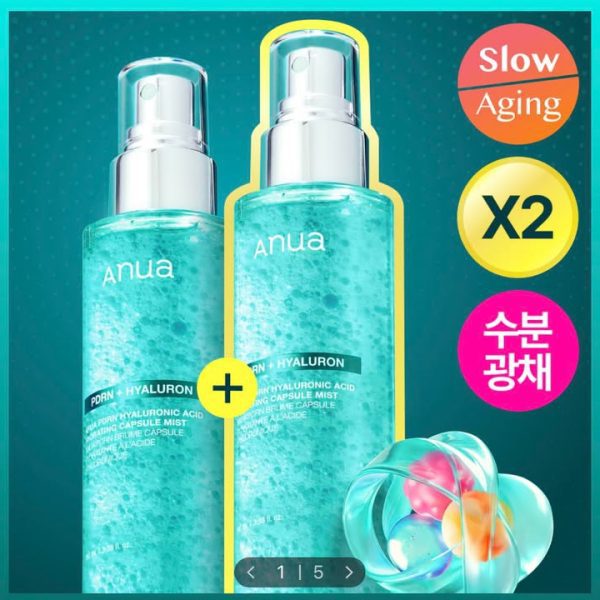 Olive young Anua PDRN + Hyaluron Hydrating Capsule Mist. 1+1