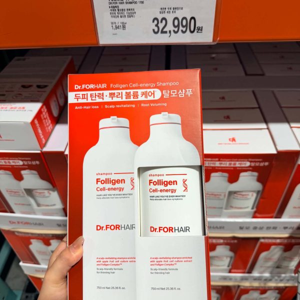 DR.FORHAIR FOLLIGEN CELL ENERGY Shampoo 750ml×2