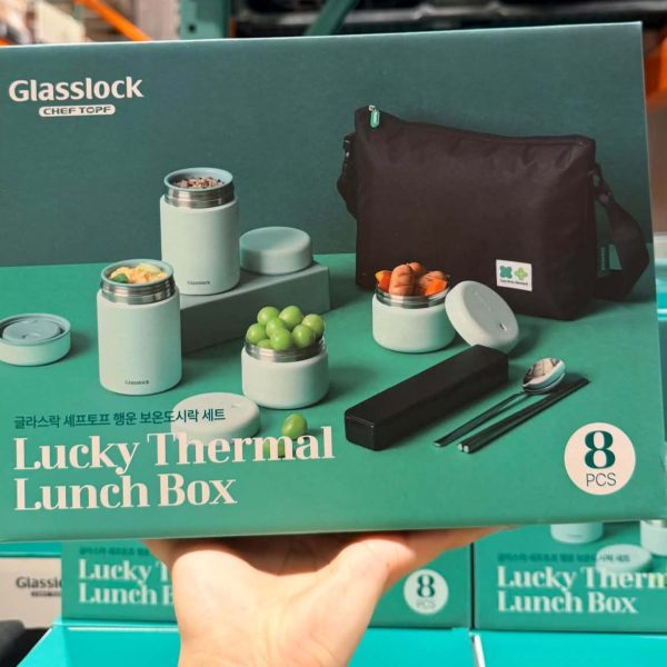 Glasslock Lucky Thermal Lunch Box — 8 PCS
