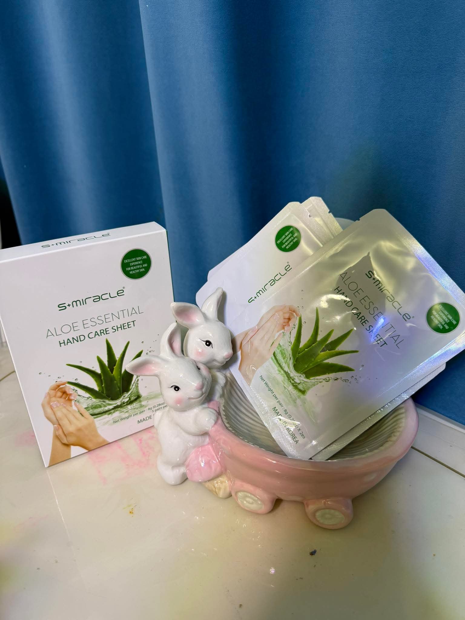 FB_IMG_1785231203556 S+MIRACLE Aloe essential Гарын Тэжээлийн маск 5 ширхэгтэй - Image 1